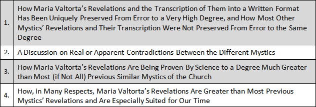 How does Maria Valtorta's Work Compare to the Revelations of Blessed Anne Catherine Emmerich and Venerable Mary of Agreda’s Mystical City of God?